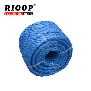 Non-Stretch, Solid and Durable polypropylene multifilament mooring rope 