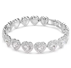 Conjunto de cristal con forma de corazón y diamantes brillantes de la famosa marca de diseñador de moda <span class=keywords><strong>Ariana</strong></span> Grande, en caja rosa, gran éxito de ventas. - Product Image 5