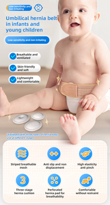 Faja Abdominal <span class=keywords><strong>de</strong></span> Grado Médico para Recién Nacidos, Amigable con la Piel, con Almohadillas <span class=keywords><strong>de</strong></span> Compresión, Cinturón para <span class=keywords><strong>Hernia</strong></span> <span class=keywords><strong>Umbilical</strong></span> - Product Image 2
