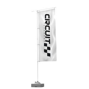 2023 Hot Selling JDM <b>Mini</b> Nobori Flag Stand RC Car Track Display Figure Case <b>Table</b> 10x30cm Small Size Campaign Pennant - Product Image 5