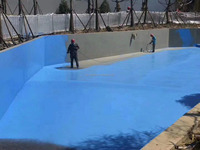 Scellant imperméable à haute élasticité en polyurée, coulis cimentaire liquide résistant à la chaleur pour la construction en béton en extérieur