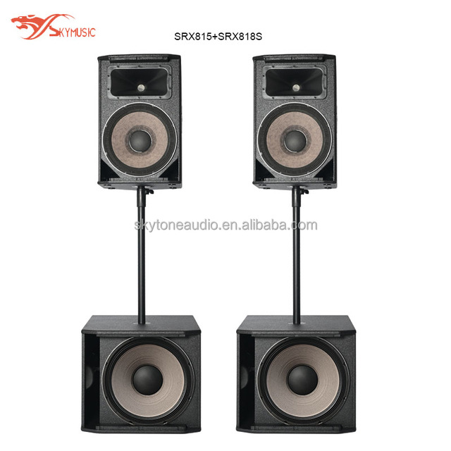SRX815 Hot Sell Factory Price Professional 15 Inch Karaoke Stage DJ bar Wooden  Passive Speaker Loudspeaker Box Big Audio System