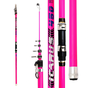 Canne à pêche télescopique de surfcasting en gros 3.9/4.5m en carbone T1000, puissance de <span class=keywords><strong>lancer</strong></span> 80-200g, pour longue distance - Product Image 1