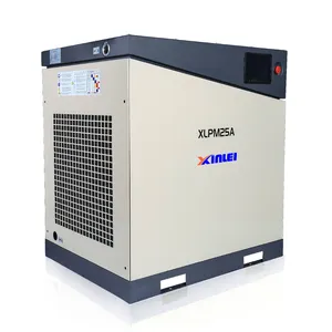 น้ำมันฉีดอุตสาหกรรมทั่วไป/VSD ชนิด/สกรูอัดอากาศ5.5KW 7.5 HP XLPM7.5A-T129 AC พลังงาน OEM/ODM