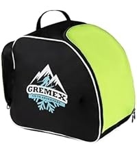 Sac à chaussures de ski universel <span class=keywords><strong>Navaris</strong></span> pour chaussures et casques de ski et de snowboard - Unisexe, taille unique (noir/vert-bleu) - Product Image 5