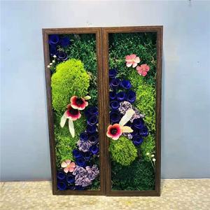 โครงแขวนผนัง DIY,โครงกวางเรนเดียร์ธรรมชาติรักษาความเสถียรของมอสสำหรับตกแต่งบ้าน - Product Image 2