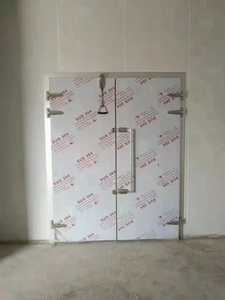 Acciaio inossidabile e portello scorrevole manuale PU sale celle frigorifere facile <span class=keywords><strong>da</strong></span> usare 50mm 150mm di costruzione del pannello - Product Image 3