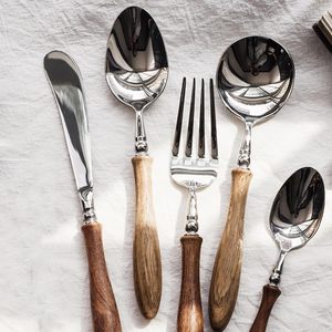 Modern <b>Plastic</b> Handle <b>Mirror</b> Polish Stainless Steel Flatware Set - Product Image 1