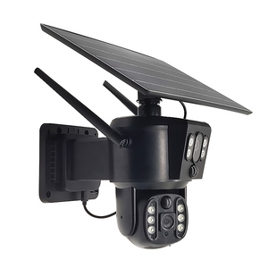 4MP solaire 4G Wifi PTZ caméra de vidéosurveillance solaire <span class=keywords><strong>sans</strong></span> <span class=keywords><strong>fil</strong></span> 18650 batterie étanche dialogue bidirectionnel détection humanoïde - Product Image 1