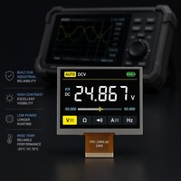 Modul LCD TFT A-Si 1,55 Inci G+F Layar Sentuh 2 Titik 320x360 Antarmuka 4SPI GORILLA GLASS 3 Lampu Latar LED Kecerahan 350cd/m