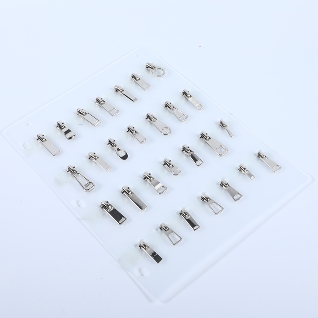 Guangzhou Zipper Factory Supply #3 Invisible Auto Lock Zipper Slider Tear Drop Puller Zinc Alloy Nickel-Free Eco-Friendly