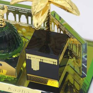 Wholesale Muslim Crystal Glass Decorations Islamic Kaaba Model Home Decoration Ramadan <b>Eid</b> <b>Gifts</b> - Product Image 5