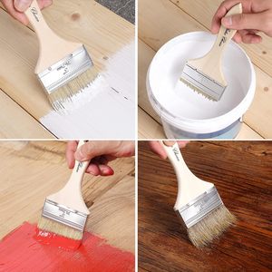Ensemble de brosses à copeaux polyvalentes pour la peinture, les teintures, les vernis, l'époxy, la colle, les résines, les murs et les grands projets - Product Image 4