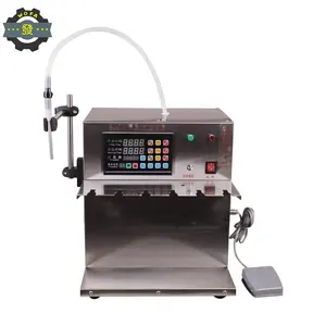 JIAHE pompa kontrol Digital, pompa kontrol Digital kecil, minyak esensial, jus air Cnc 10 kepala, mesin pengisi 3-4000ml untuk anggur