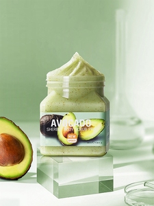 Exfoliante Corporal de Fruta Orgánica de Fresa, Crema Hidratante Blanqueadora Herbal, Marca Privada, 350 ml - Product Image 6