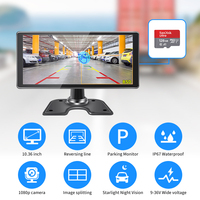 10.36 pouces 4 split 4ch BSD display fabricant de stationnement arrière Vision nocturne écran tactile vue arrière système de moniteur de voiture pour camion