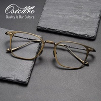 Montures de lunettes optiques métalliques de qualité supérieure pour la vente en gros, design unique, verres de créateur, en titane, pour lunettes de vue