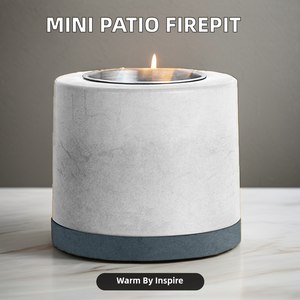 NB FAVOModern Mini tavolo da interni falò da fuoco all'aperto in cemento con alcool combustibile per feste - Product Image 5