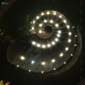 Tienda de campaña de membrana extensible de PVDF ignífuga de nuevo diseño, tienda de <span class=keywords><strong>Hotel</strong></span> al aire libre con forma de caracol para sitios de Glamping y resorts - Product Image 6