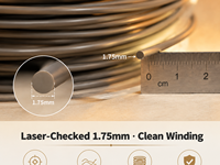 Filamento para Impresora 3D Hengxin PETG de 1.75mm, Color Gris Marrón Arena, en Formato Económico para Bambu Lab y Creality