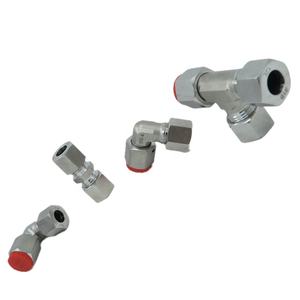 ตัวทีแบบ3ทางตัวทีอุปกรณ์ไฮดรอลิก316/304สแตนเลส bspt แบบเกลียว L แบบข้อศอก90องศา - Product Image 5