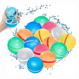 Ballon d'eau magnétique réutilisable avec sac en maille Ballon d'eau rechargeable Soppycid Ballon d'eau magnétique réutilisable Ballon d'eau