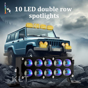 Foco de Aluminio de Alta <span class=keywords><strong>Calidad</strong></span> para Automóviles, Haz de Luz Intermitente en Cascada para SUV, Camiones, Vehículos Todoterreno, Conducción Fácil, Instalación Sencilla - Product Image 4