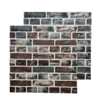 Carreaux muraux auto-adhésifs résistants et imperméables Papier peint 3d en brique de mousse Papier peint pour la décoration intérieure en gros