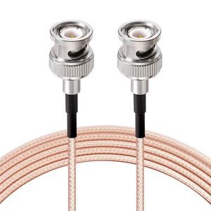 50ohm kehilangan rendah BNC laki-laki ke BNC laki-laki kabel Coax RG316 kehilangan rendah kabel koaksial RF untuk sinyal Video CCTV - Product Image 6