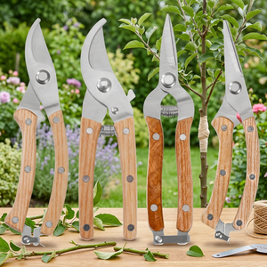 <span class=keywords><strong>Sécateur</strong></span> bypass robuste à manche en bois <span class=keywords><strong>pour</strong></span> la coupe de <span class=keywords><strong>branches</strong></span> de jardin, outil de jardinage à coupe facile et lame tranchante - Product Image 3