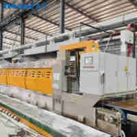 Ligne de production de quartz Machine de comptoir marbre artificiel système de polissage automatique ligne de production pour la fabrication de dalles de quartz