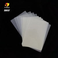 Pochettes de plastification thermique A4 flexibles, épaisseurs mixtes 100mic 150mic/5mil 250mic, feuilles de film de plastification PET brillant