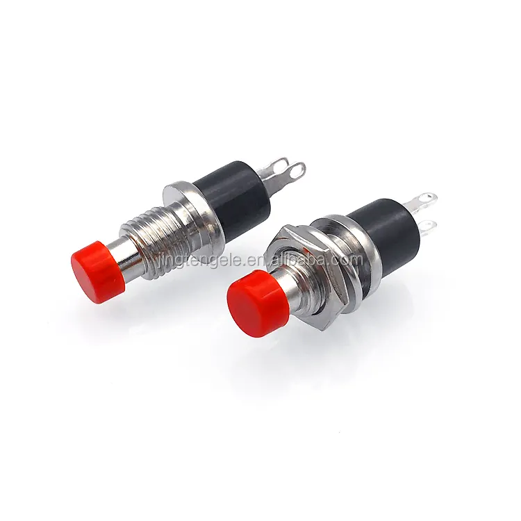 Miniature 7MM SPST PBS-110/111 Momentary Push Button Switch Push To Make / Push To Break