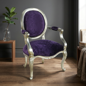 French Style Solid Mahogany Wood <b>Dining</b> Chair Luxury Home Furniture Indonesia Antique Velvet Fabric Upholstery Hotel Kitchen Use - Product Image 3