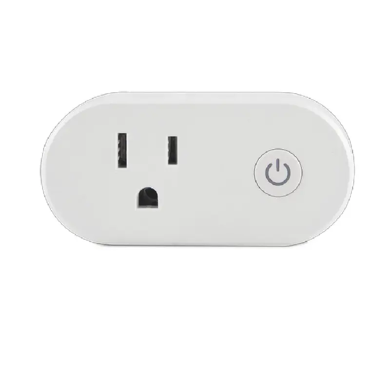 US Smart Home System LED Nightlight Wall Outlet Energy Saving Socket App Remote Control Wifi Smart Plug