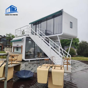 Maison en capsule écologique en forme de pomme, imperméable, préfabriquée, pour camping - Product Image 3