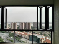 Ventana Plegable Horizontal de Aluminio Beigeman para Balcón con Doble Vidrio Aislante Insonorizado para Cocina y Hotel