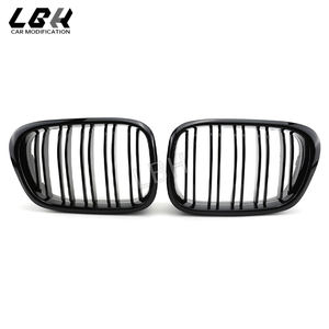 <span class=keywords><strong>Grille</strong></span> de pare-chocs avant pour <span class=keywords><strong>BMW</strong></span> Série 5 E39 2002-2004 Grilles de course en maille ABS noir brillant <span class=keywords><strong>Grille</strong></span> de ventilation de radiateur d'admission d'air - Product Image 2