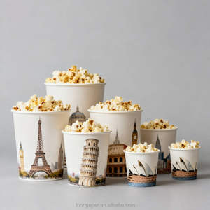 Seau à poulet frit <span class=keywords><strong>KFC</strong></span> de style rond, biodégradable, écologique, 64 oz, 150 oz, avec couvercle <span class=keywords><strong>en</strong></span> papier, durable pour la <span class=keywords><strong>livraison</strong></span> <span class=keywords><strong>en</strong></span> chaîne de magasins - Product Image 1