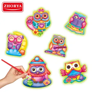 Zhorya montessori brinquedos molde desenho artes e artesanato kits menina brinquedos educativos para crianças diy