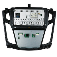 Navigation de véhicule de 9 pouces intégrée dans l'image de recul sans fil android GPS autoradio lecteur DVD de voiture pour Ford Focus 2012-2017