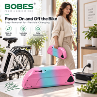Batterie au lithium-ion Tiger Shark 36V 48V 10.4Ah 12Ah 14Ah, batterie de remplacement pour vélo électrique, E-Bike, OEM ODM