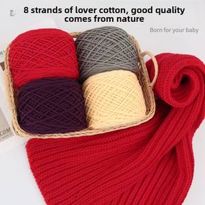 Fil de coton mélangé spécial à huit brins Anti-Pilling Ring Spun Handmade Tufting Gun Tapis Shear for Lovers Dyed Pattern for - Product Image 2