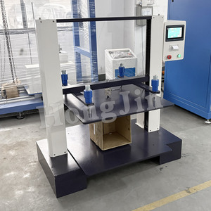 Machine d'essai de compression de cartons informatisée avec affichage numérique, machine d'essai de compression d'empilage de cartons - Product Image 4