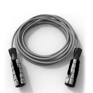 Cuerdas de saltar de 3 metros para deportes, Cable de velocidad ajustable, plástico grueso, doble rodamiento, mango de espuma, cuerda de algodón pesada - Product Image 1