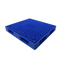Palette Euro personnalisée, grande, robuste, double face, en plastique HDPE, grille en maille, entrée 4 directions, renfort en acier, écologique