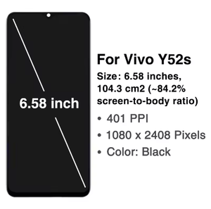 จอ LCD โทรศัพท์มือถือสำหรับ <span class=keywords><strong>VIVO</strong></span> Y31 Y51 Y53s หน้าจอ LCD อะไหล่ชุดประกอบดิจิไทเซอร์หน้าจอสัมผัส - Product Image 2