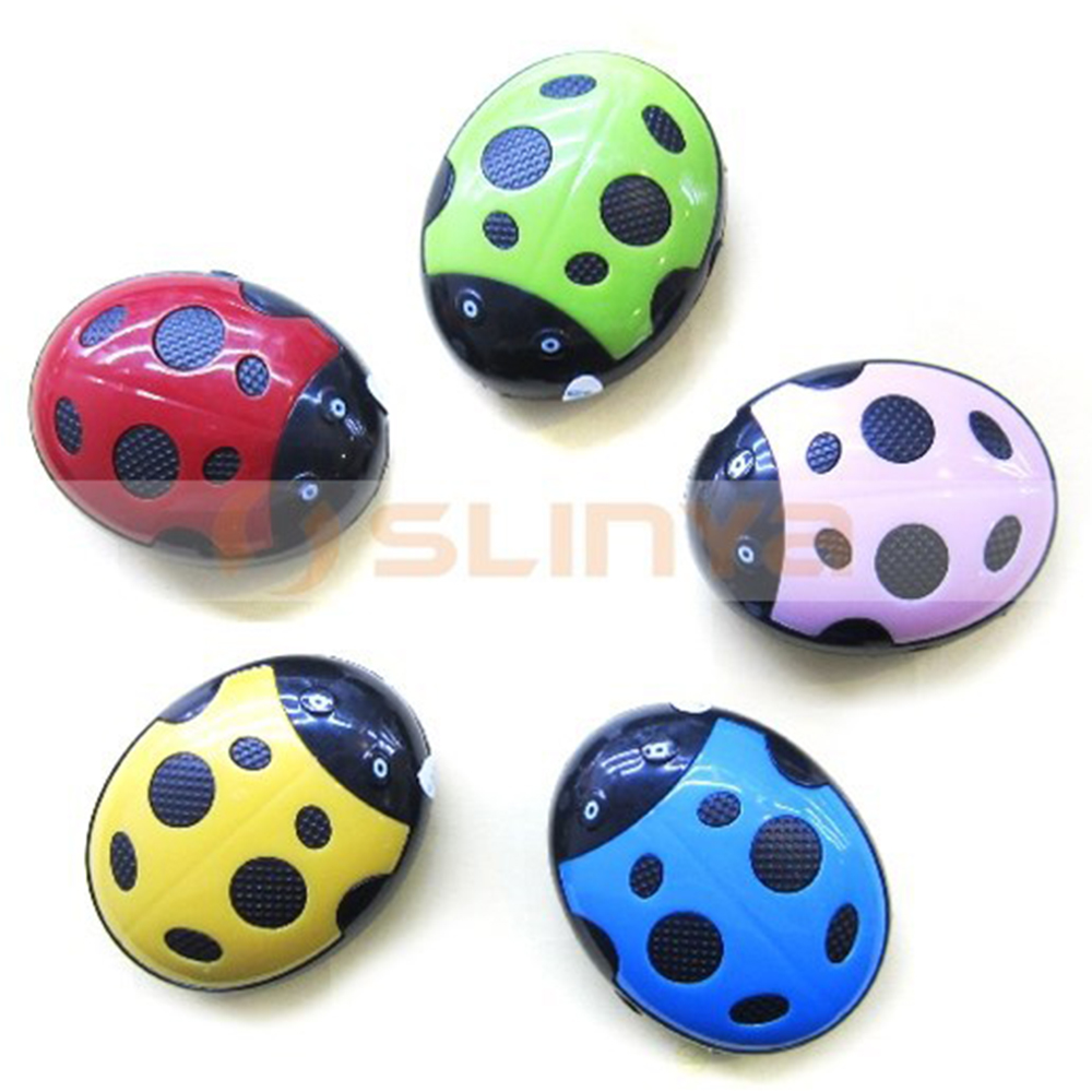 Ucuz fiyat sevimli Mini hayvan Lady Beetle MP3 müzik çalar kızlar için