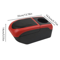 Pour citroën C1 Peugeot 107 Toyota Aygo BJ Byd F0 voiture cuir accoudoir Console boîte de rangement voiture intérieur accessoires