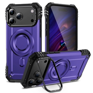 Fundas para iPhone 17 Pro Max con Protección de Cámara, Antigolpes, Magnéticas, con Soporte, Funda Resistente para iPhone 17 Pro Max - Product Image 6